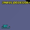 2MASS J00243208+0006247