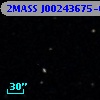 2MASS J00243675-0057248