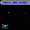 2MASS J00244407-0012305