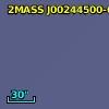 2MASS J00244500-0007123