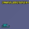 2MASS J00250519-0042236