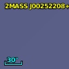 2MASS J00252208+0009489