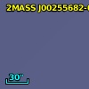 2MASS J00255682-0030048