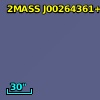 2MASS J00264361+0007031