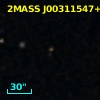 2MASS J00311547+0007040