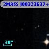 2MASS J00323637+0043533