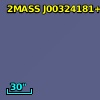 2MASS J00324181+0034162