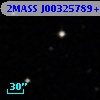 2MASS J00325789+0037345