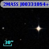2MASS J00331084+0018393