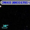 2MASS J00331785+0032235