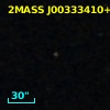 2MASS J00333410+0031405
