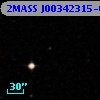 2MASS J00342315-0107339