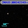 2MASS J00342343+0011388