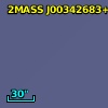 2MASS J00342683+0109421