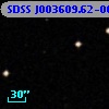 SDSS J003609.62-001313.2