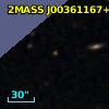 2MASS J00361167+0003552