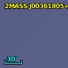 2MASS J00361805+0041258