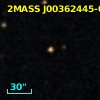2MASS J00362445-0103325