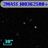2MASS J00362500+0031489