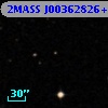 2MASS J00362826+0006140
