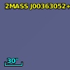 2MASS J00363052+0013401
