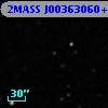 2MASS J00363060+0027356