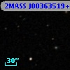2MASS J00363519+0034225