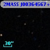 2MASS J00364567+0045025