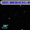 SDSS J003647.81+003445.2