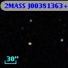 2MASS J00381363+0044108