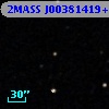 2MASS J00381419+0044449