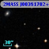 2MASS J00381702+0005413