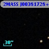 2MASS J00381728+0018322