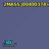2MASS J00400374+0030516