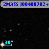 2MASS J00400702+0013231