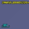2MASS J00401220+0013059
