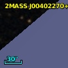 2MASS J00402270+0004447