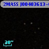 2MASS J00403613-0043309