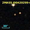 2MASS J00420299+0041395