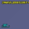 2MASS J00451867-0016313