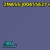 2MASS J00455627+0040001