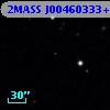 2MASS J00460333+1609555
