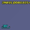 2MASS J00461435+0012409
