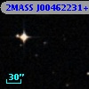 2MASS J00462231+0034449