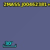 2MASS J00462381+0043419