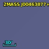 2MASS J00463877+1340542