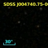 SDSS J004740.75-000019.5
