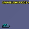 2MASS J00474325+0000205