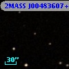 2MASS J00483607+0013099