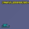 2MASS J00494280+0016336